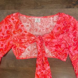Cattivo Long Sleeve Crop Top